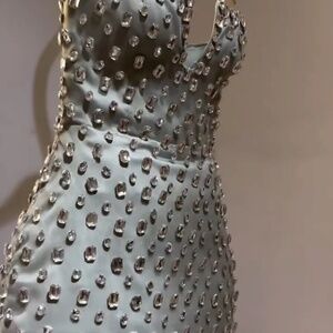 Jalan Kayu Mini Dress - Baby Blue